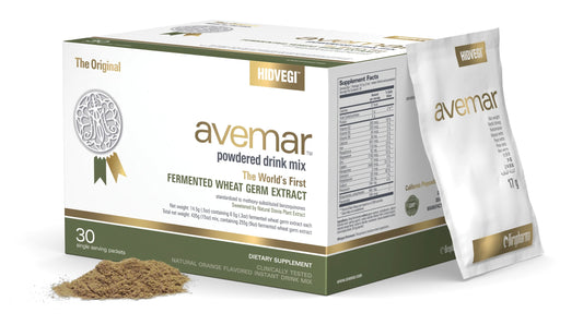 Avemar Fermented Wheat Germ Extract Powdered Drink Mix with Stevia
